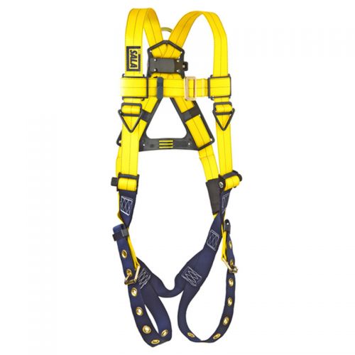 Delta Vest-Style Harness, Tongue Buckle Legs, Stand-up Back D-Ring