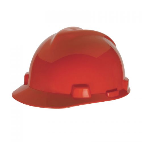 MSA Hard Hat w/Ratchet - Red