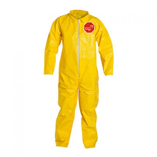 Tychem Polycoated Coverall, Open Wrists & Ankles