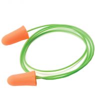 Mellows Tapered Foam Earplugs, Corded, NRR 30, 100PR/BX