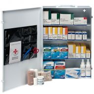First Aid Cabinet, 150 Person 4-Shelf Industrial