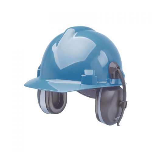 Hard Hat Mounted Earmuffs, Dielectric, NRR 22