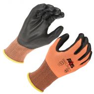 Axis Orange Cut Resistant Glove, Cut Level 4