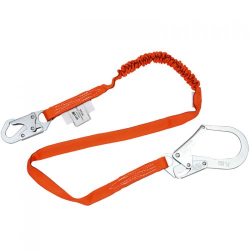 Miller Titan II Hi-Viz 6 ft. Lanyard, Rebar Hook