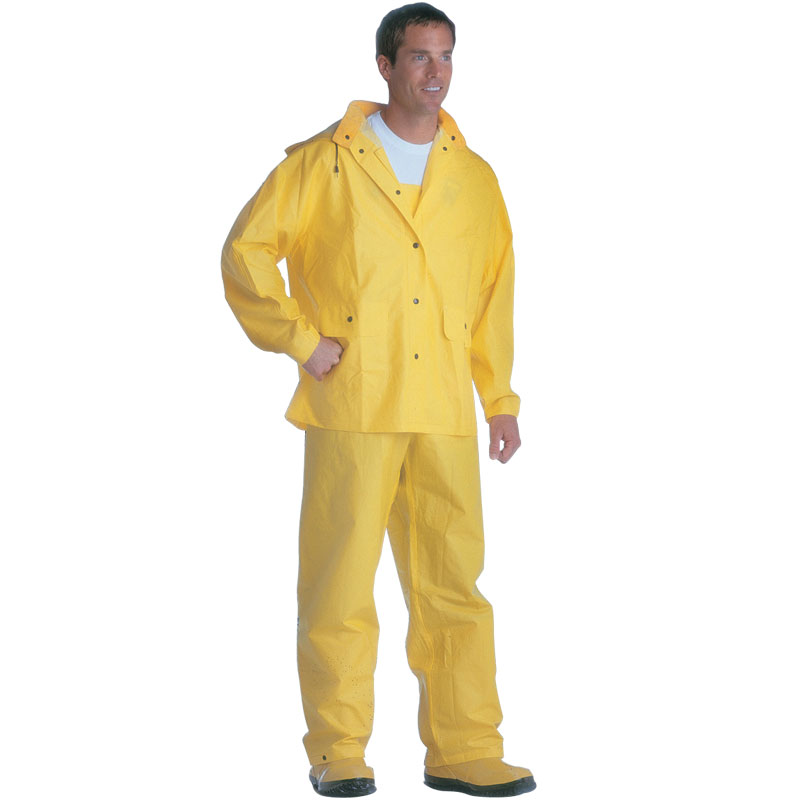 Rain Suit, 3-piece .35 MIL PVC, Yellow - estore